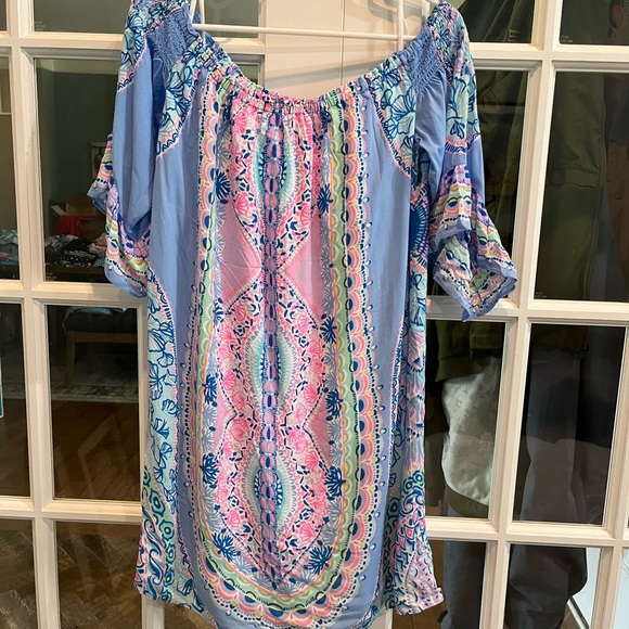 NWT Lilly Pulitzer Fawna Off Shoulder Tunic Dress - Picture 6 of 8